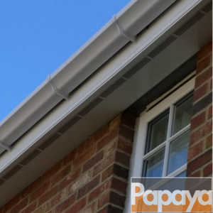 west Wiltshire home with freshly cleaned gutters and fascias