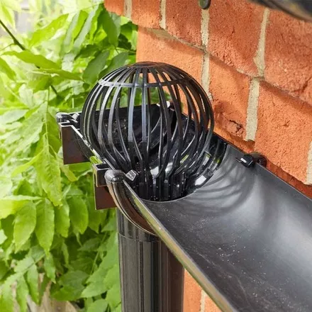 Baloon style gutter guard.